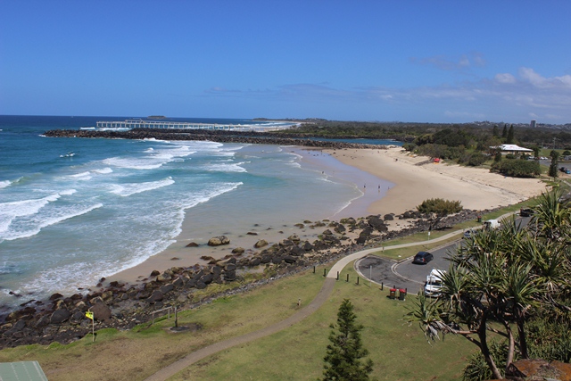 Duranbah beach during September 2014