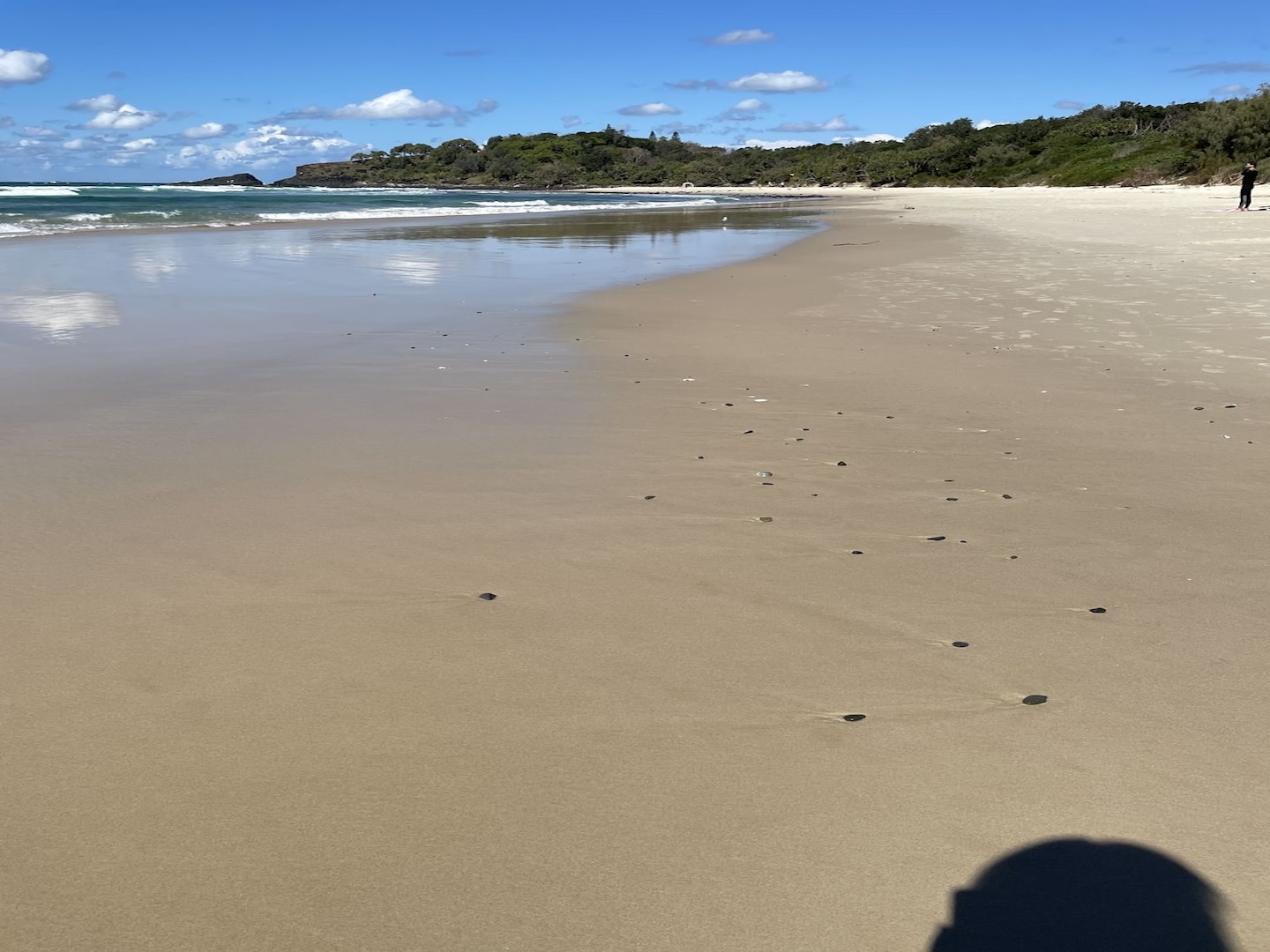 Fingal Beach looking south 18 July 2025