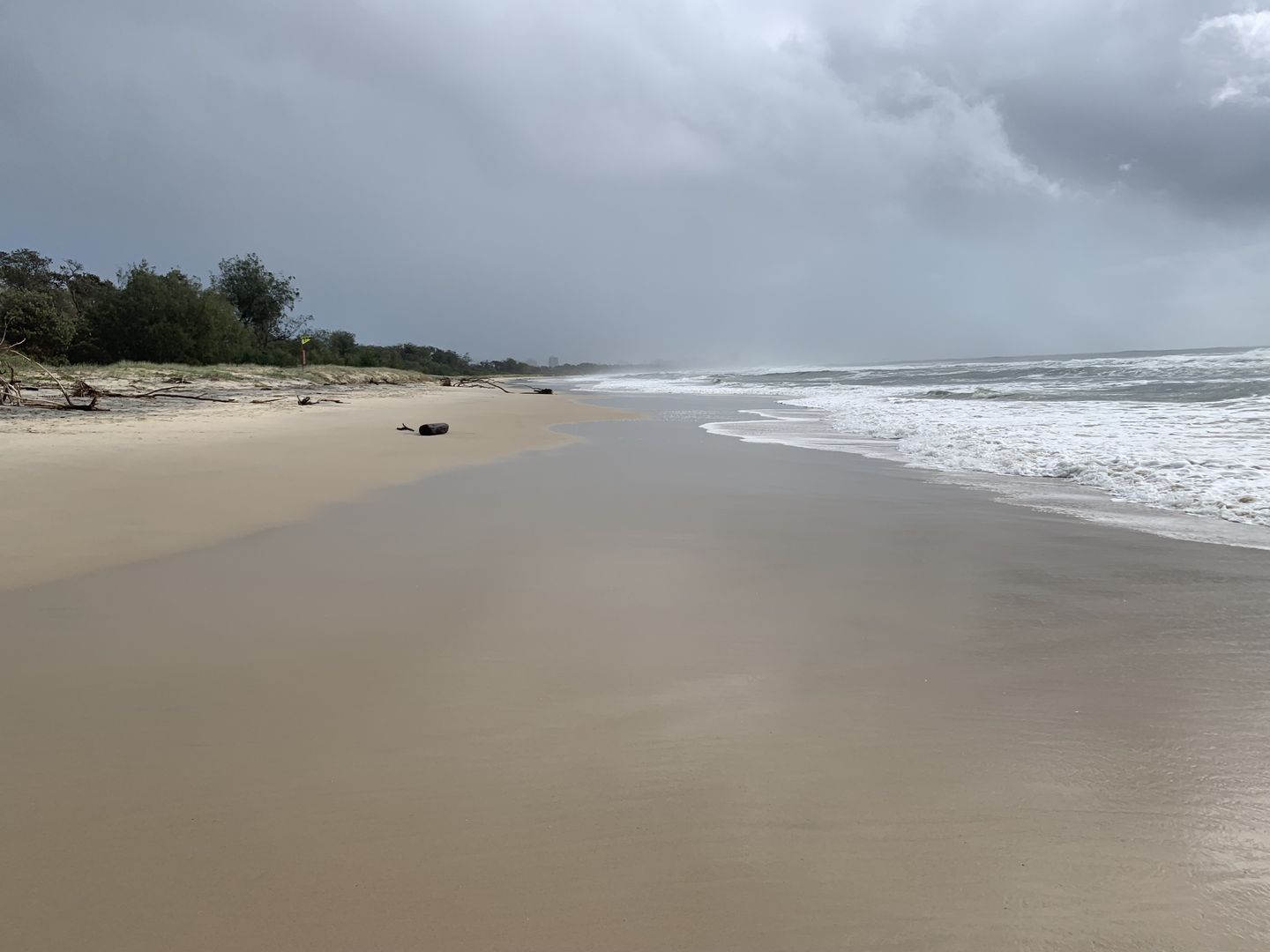 Fingal Beach looking north 13 May 2025