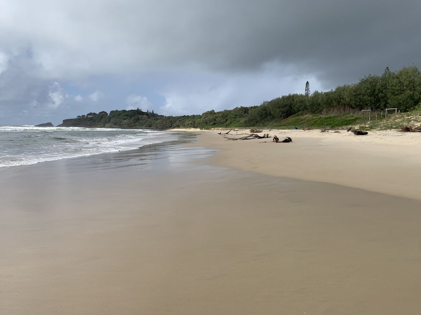 Fingal Beach looking south 13 May 2025